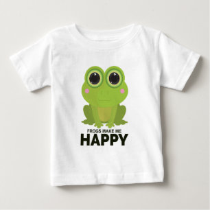 Camiseta De Bebé Las ranas me hacen feliz