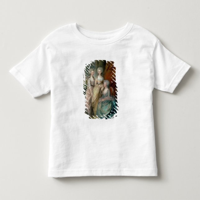 Camiseta De Bebé Las tres hijas mayores de Jorge III: Princesa (Anverso)