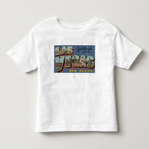 Camiseta De Bebé Las Vegas, New México - escenas grandes 2 de la