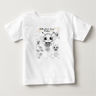 Camiseta De Bebé Las vidas de un polinizador importan