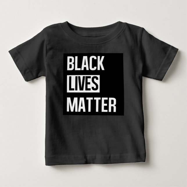 Camiseta De Bebé Las vidas negras importan (Anverso)