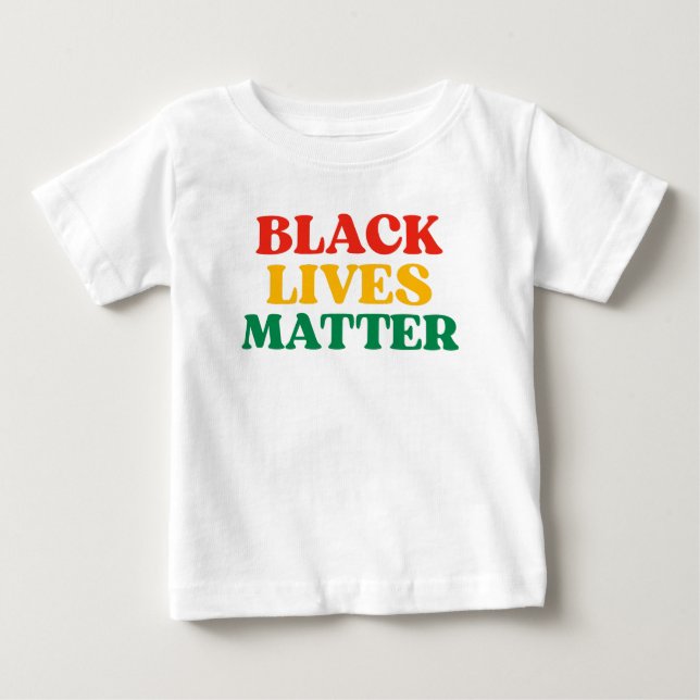 Camiseta De Bebé Las vidas negras importan (Anverso)