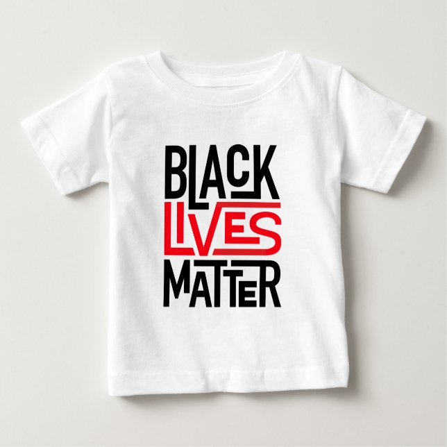 Camiseta De Bebé Las vidas negras importan| Igualdad de derechos (Anverso)