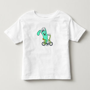 Camiseta De Bebé Lata de spray con bicicleta