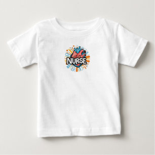 Camiseta De Bebé latido cardíaco de una enfermera