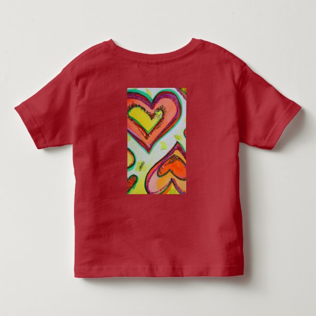 Camiseta De Bebé Laugh Hearts Shirt (Reverso)