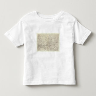 Camiseta De Bebé Lavabo de Green River topográfico