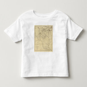 Camiseta De Bebé Lavabo hidrográfico del río Misisipi