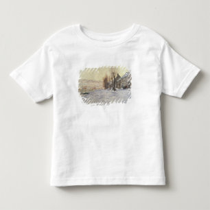 Camiseta De Bebé Lavacourt debajo de la nieve, c.1878-81