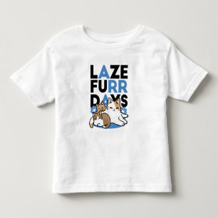 Camiseta De Bebé Laze Furr Days - Diseño de gatos perezosos