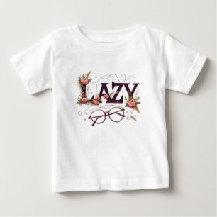 Camiseta De Bebé Lazy Bloom