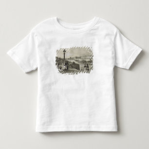 Camiseta De Bebé Le Louvre, grabado por Auguste Bry (grabado)
