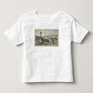 Camiseta De Bebé Le Louvre, grabado por Auguste Bry (grabado)