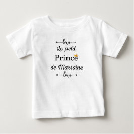 Camiseta De Bebé le petit prince de marraine
