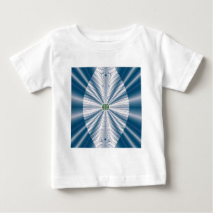 Camiseta De Bebé Leaf azul