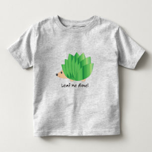 Camiseta De Bebé Leaf Me Alone Leafy Green Hedgehog