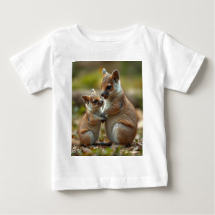 Camiseta De Bebé Lecciones De Vida De Mama Y Bebe Quokka,