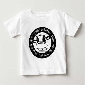 Camiseta De Bebé Leche de la momia mejor que la leche apenas de