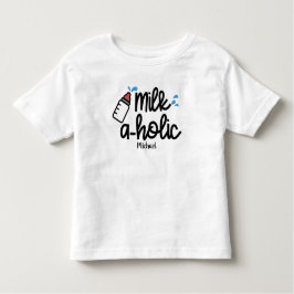 Camiseta De Bebé Leche Personalizada aholic Divertido