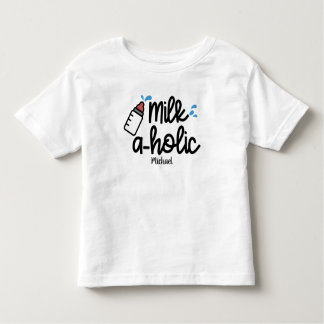 Camiseta De Bebé Leche Personalizada aholic Divertido