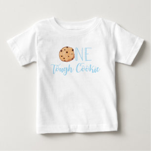 Camiseta De Bebé Leche y Galletas Una Galleta Dura Cumpleaños 1