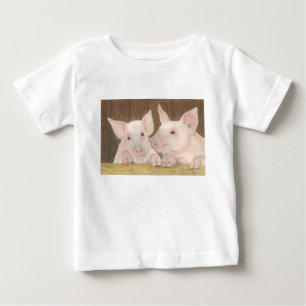 Camiseta De Bebé Lechones