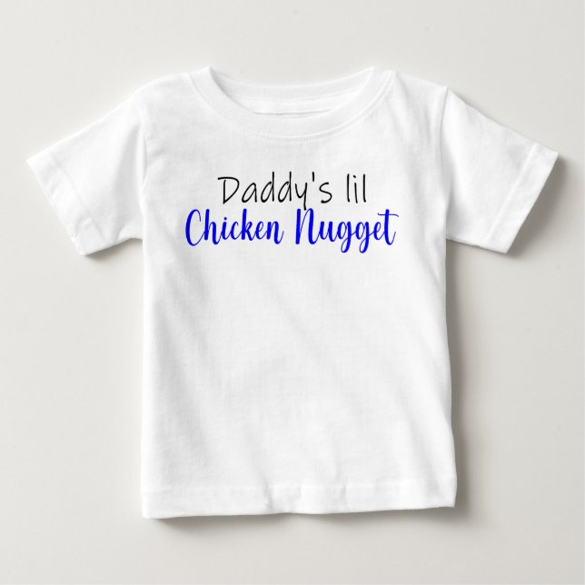 Camiseta De Bebé Lechuga de pollo de papi (Anverso)