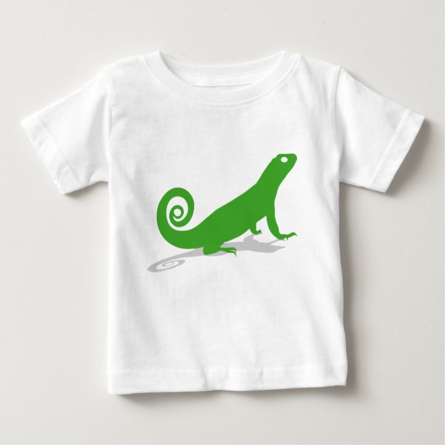 Camiseta De Bebé Lechuga verde (Anverso)