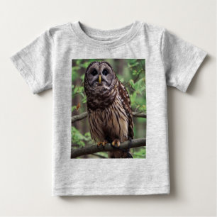 Camiseta De Bebé Lechuza Barred