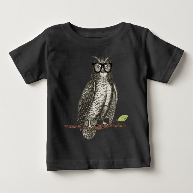 Camiseta De Bebé Lechuza Cute Nerasses (Anverso)