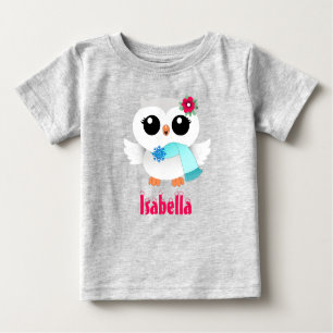 Camiseta De Bebé Lechuza de invierno