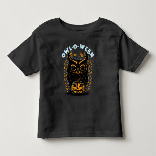 Camiseta De Bebé Lechuza Halloween