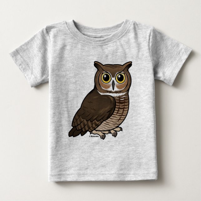 Camiseta De Bebé Lechuza Horneada (Anverso)