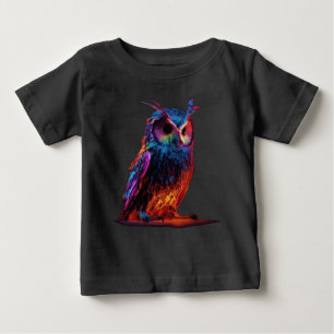 Camiseta De Bebé Lechuza Radiante