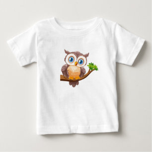 Camiseta De Bebé Lechuza Sooty