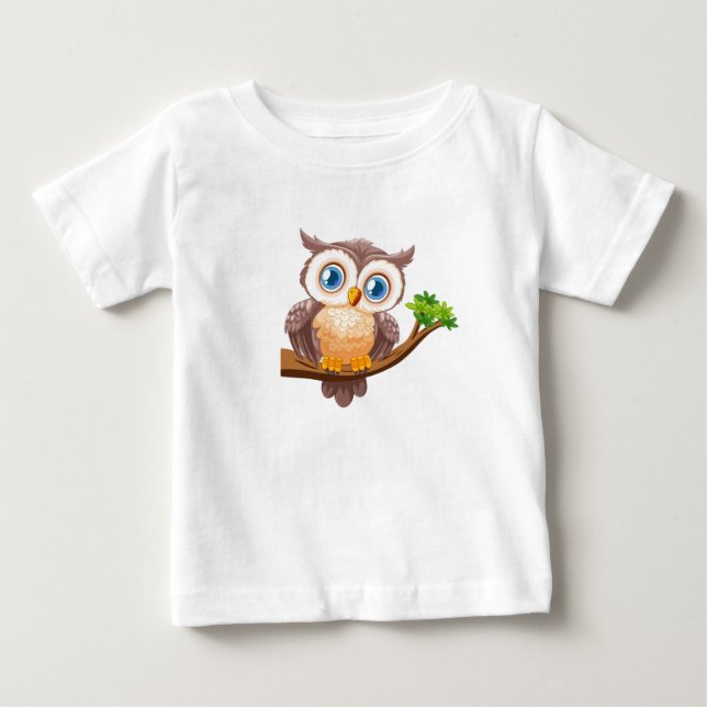 Camiseta De Bebé Lechuza Sooty (Anverso)