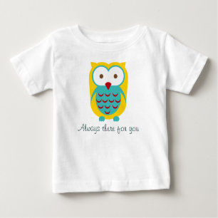 Camiseta De Bebé Lechuza viendo ropa inspiradora Nena Onsies