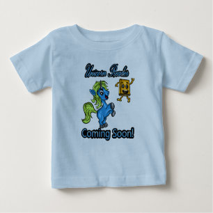 Camiseta De Bebé Lector de unicornio - ¡Próximamente! Tee de color