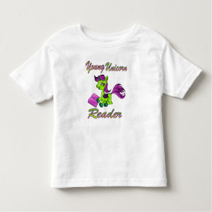 Camiseta De Bebé Lector Joven de Unicornio