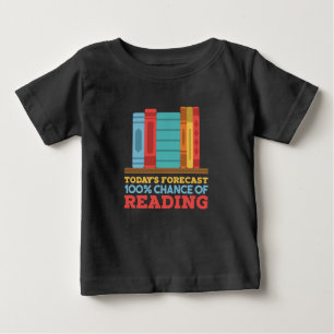 Camiseta De Bebé Lectura - 100% de posibilidades de leer libro grac