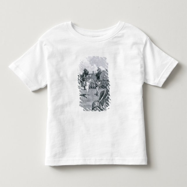 Camiseta De Bebé Lectura de la declaración antes de Washington (Anverso)