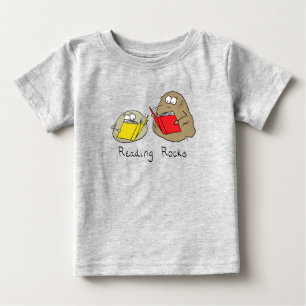 Camiseta De Bebé Leer Rocas Divertidas Lover