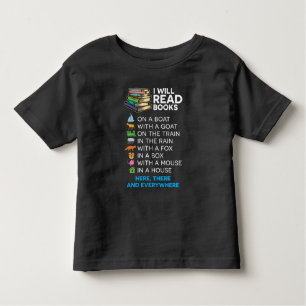 Camiseta De Bebé Leeré los libros en un barco y por todas partes la
