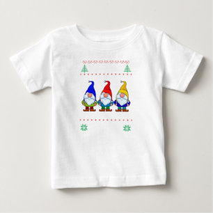 Camiseta De Bebé Lefse Rolling Team, Navidades Baking Tomte Gnome