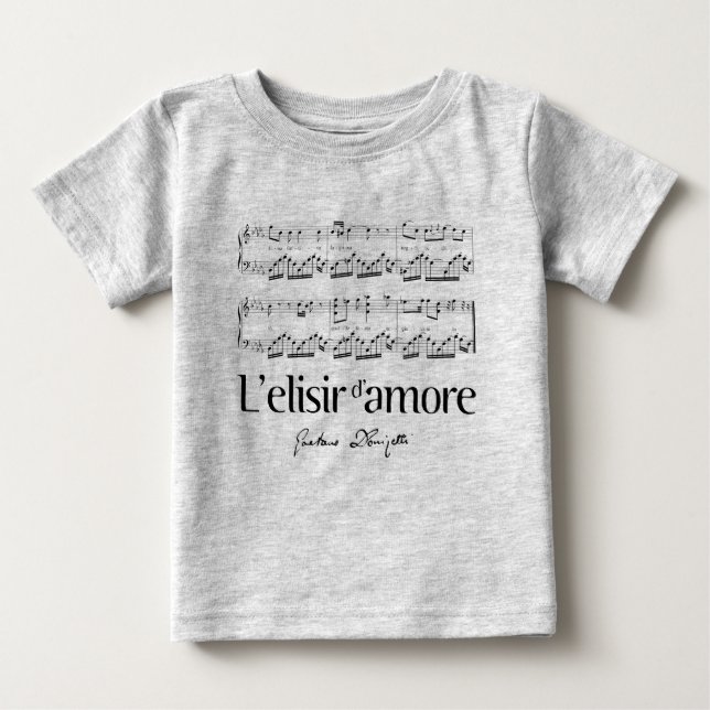 Camiseta De Bebé L'elisir d'amore 2 (Anverso)