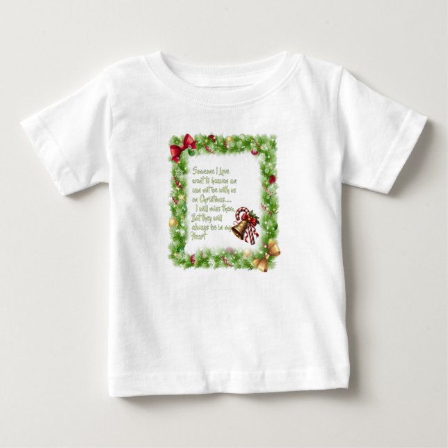 Camiseta De Bebé lema de los navidades (Anverso)