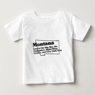 Camiseta De Bebé Lema del estado de Montana