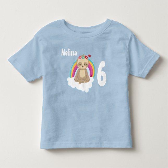 Camiseta De Bebé Lema pacífica meditando en un cumpleaños nublado (Anverso)