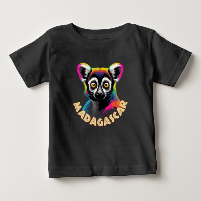 Camiseta De Bebé Lemur De Madagascar (Anverso)