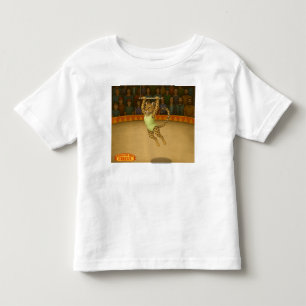 Camiseta De Bebé Lena artista de trapecio leopardo